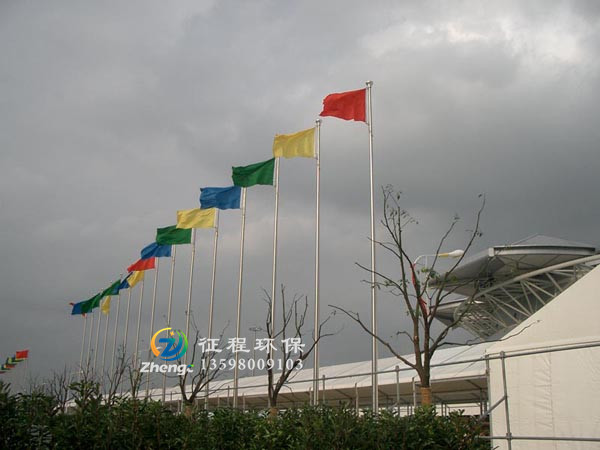 電動(dòng)錐形旗桿